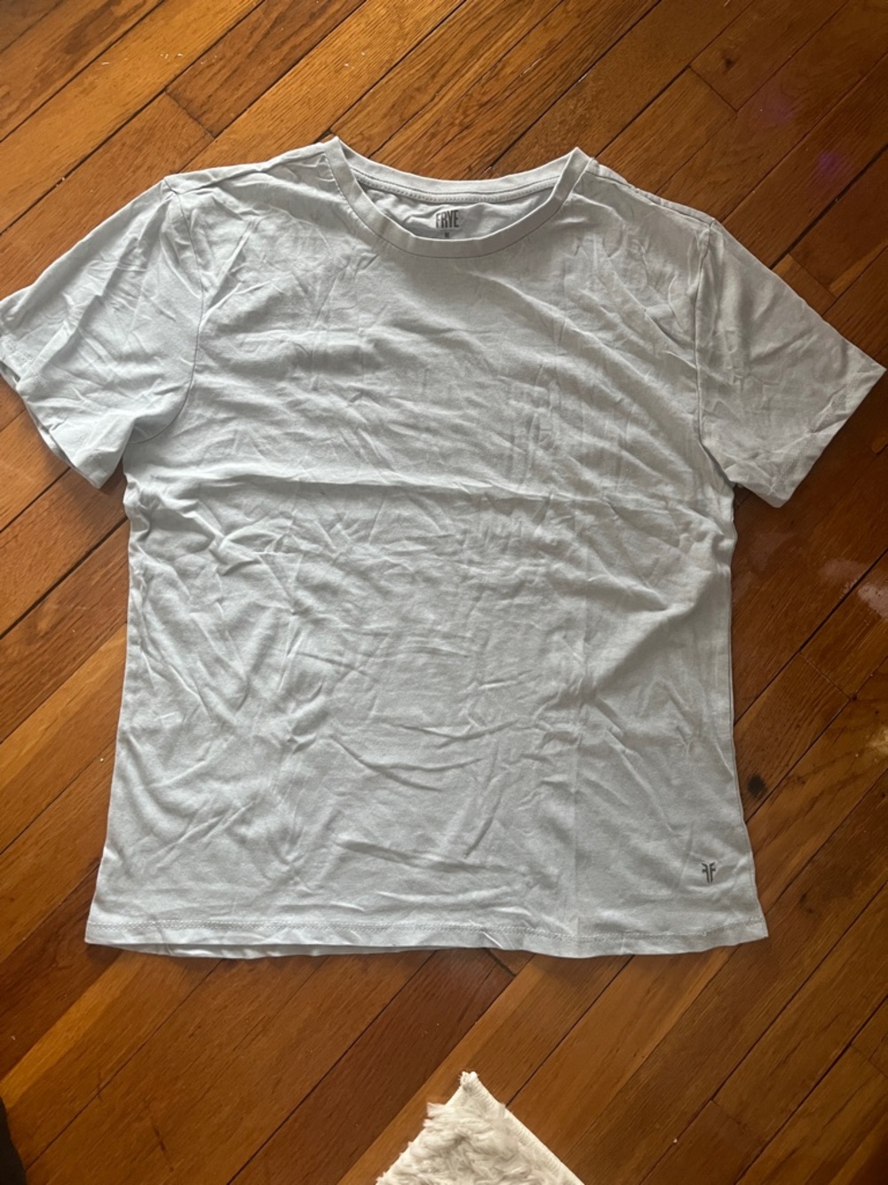 🌴 Frye Light Blue Crewneck T-Shirt - NWOT